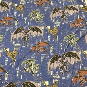 Vintage Disney Gargoyles Double / Full Flat Sheet 92” x 82”